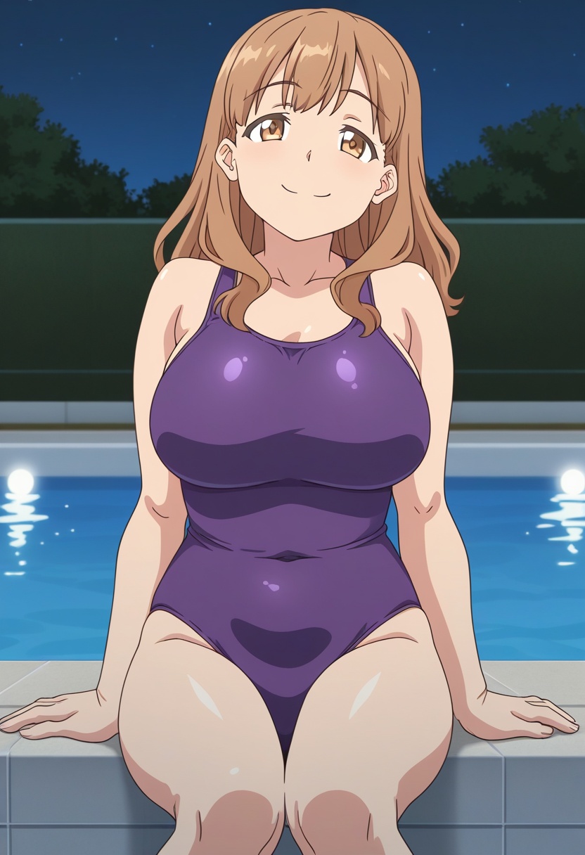 anime coloring,  niizumameokm,  brown hair on Tensor.Art