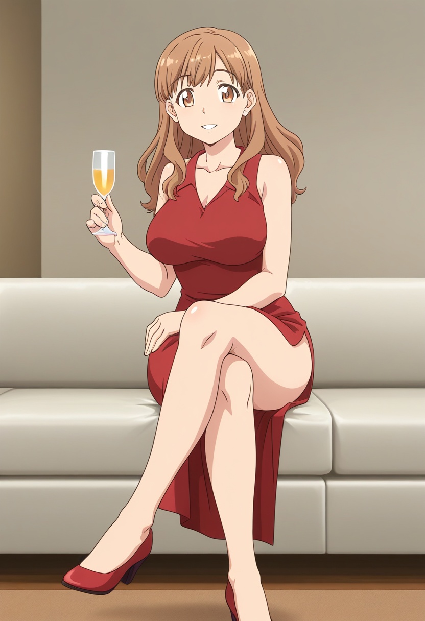 anime coloring,  niizumameokm,  brown hair on Tensor.Art