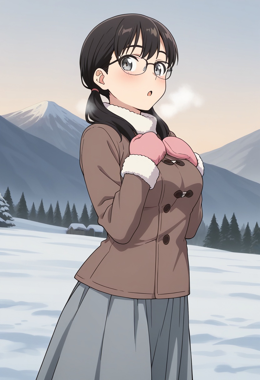 gwcmokm,  black hair,  long hair on Tensor.Art