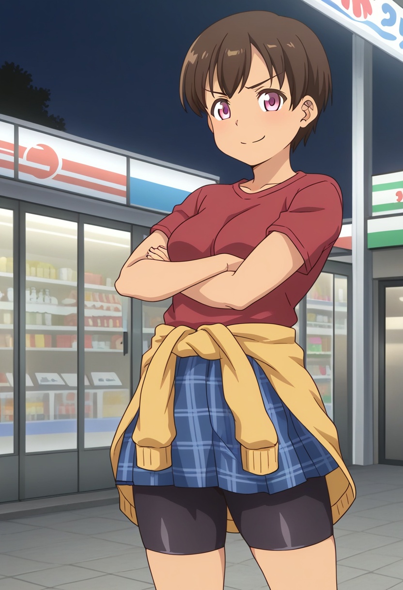 bcmatemokm,  dark brown hair,  very short hair on Tensor.Art
