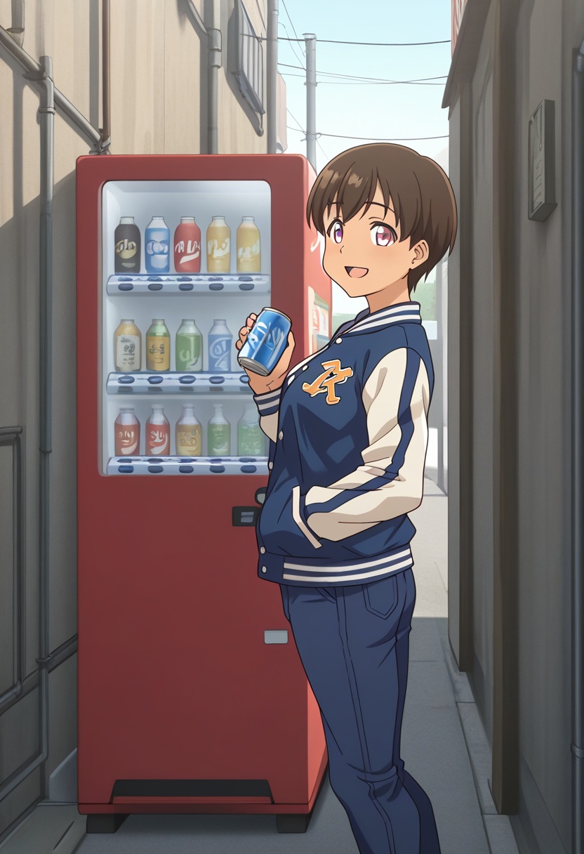 bcmatemokm,  dark brown hair,  very short hair on Tensor.Art