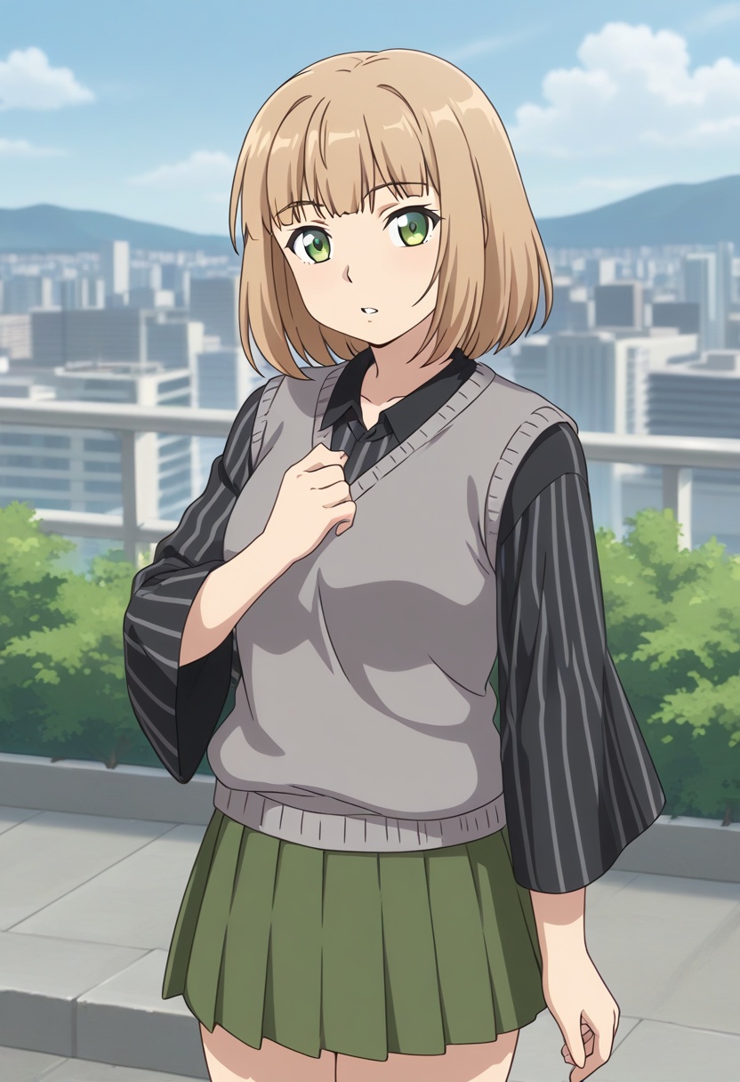 anime coloring,  libhcmatemokm,  light brown hair on Tensor.Art
