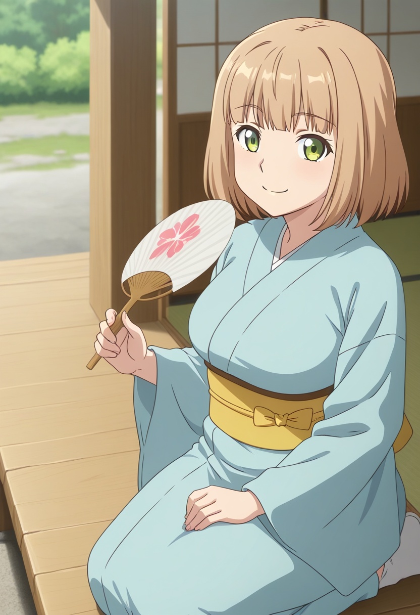 anime coloring,  libhcmatemokm,  light brown hair on Tensor.Art