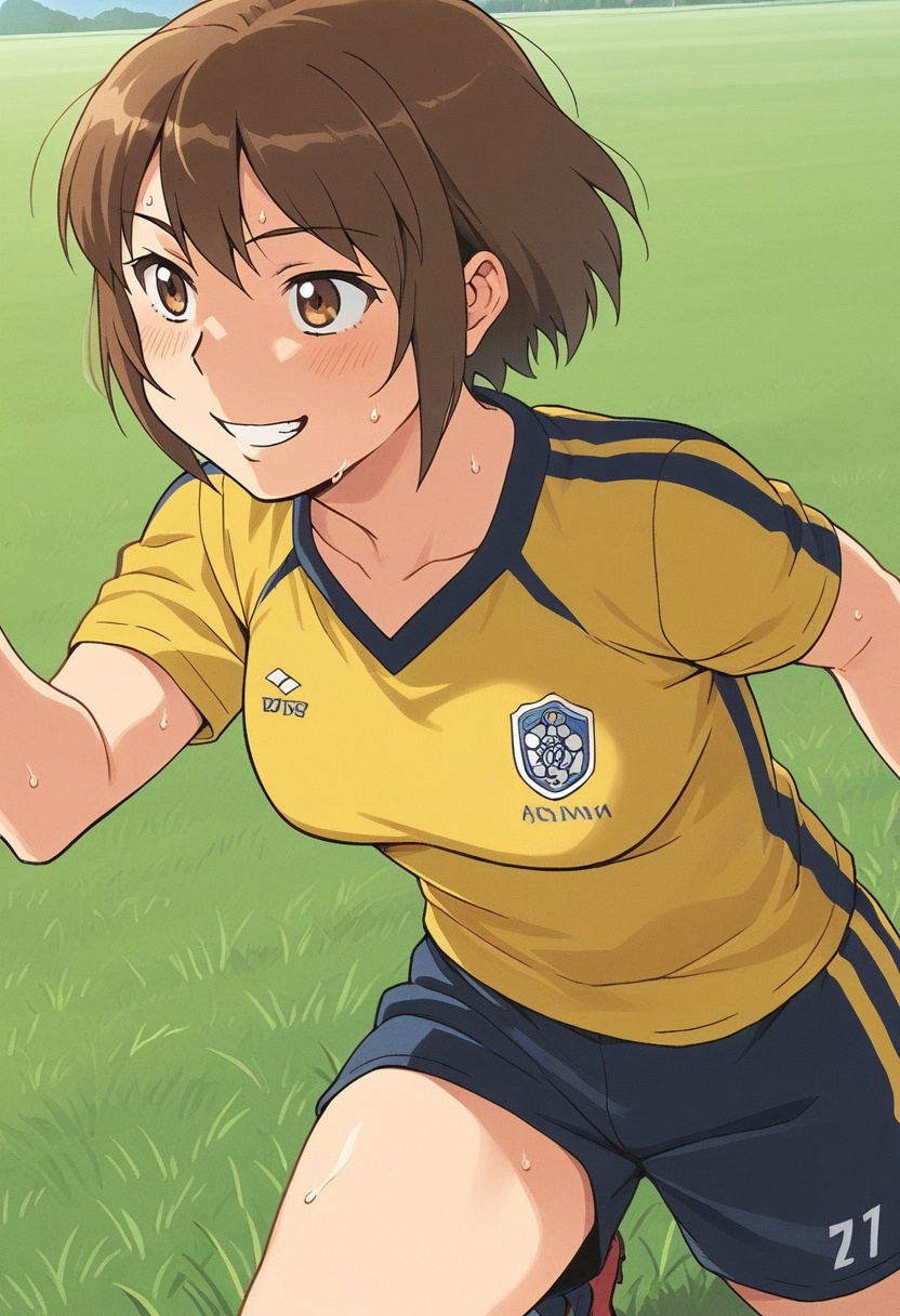 bshcmokm,  brown hair,  short hair on Tensor.Art