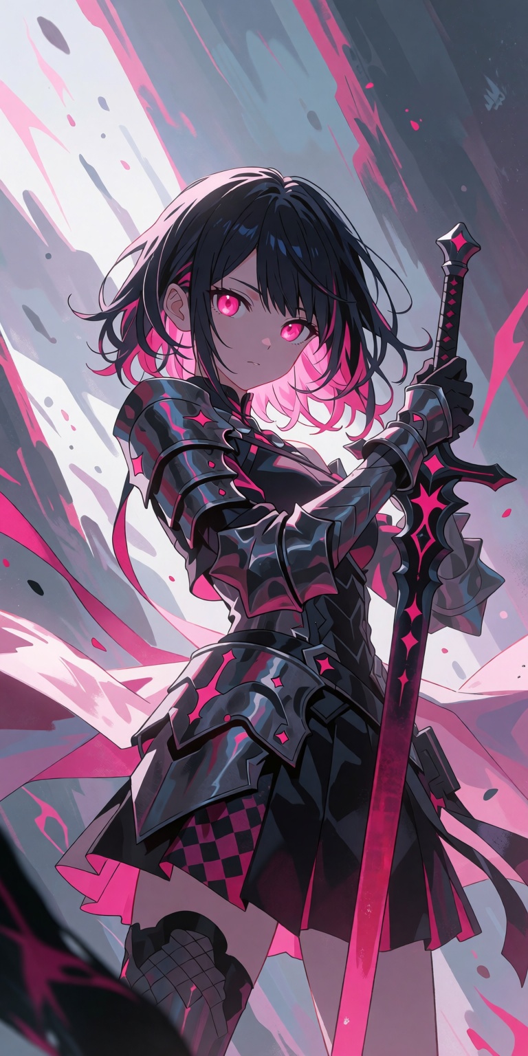 1girl,  weapon,  sword on Tensor.Art