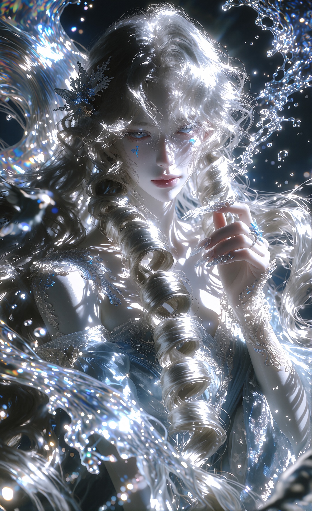 semi-realistic digital painting,  detailed illustration,  portrait of a woman on Tensor.Art