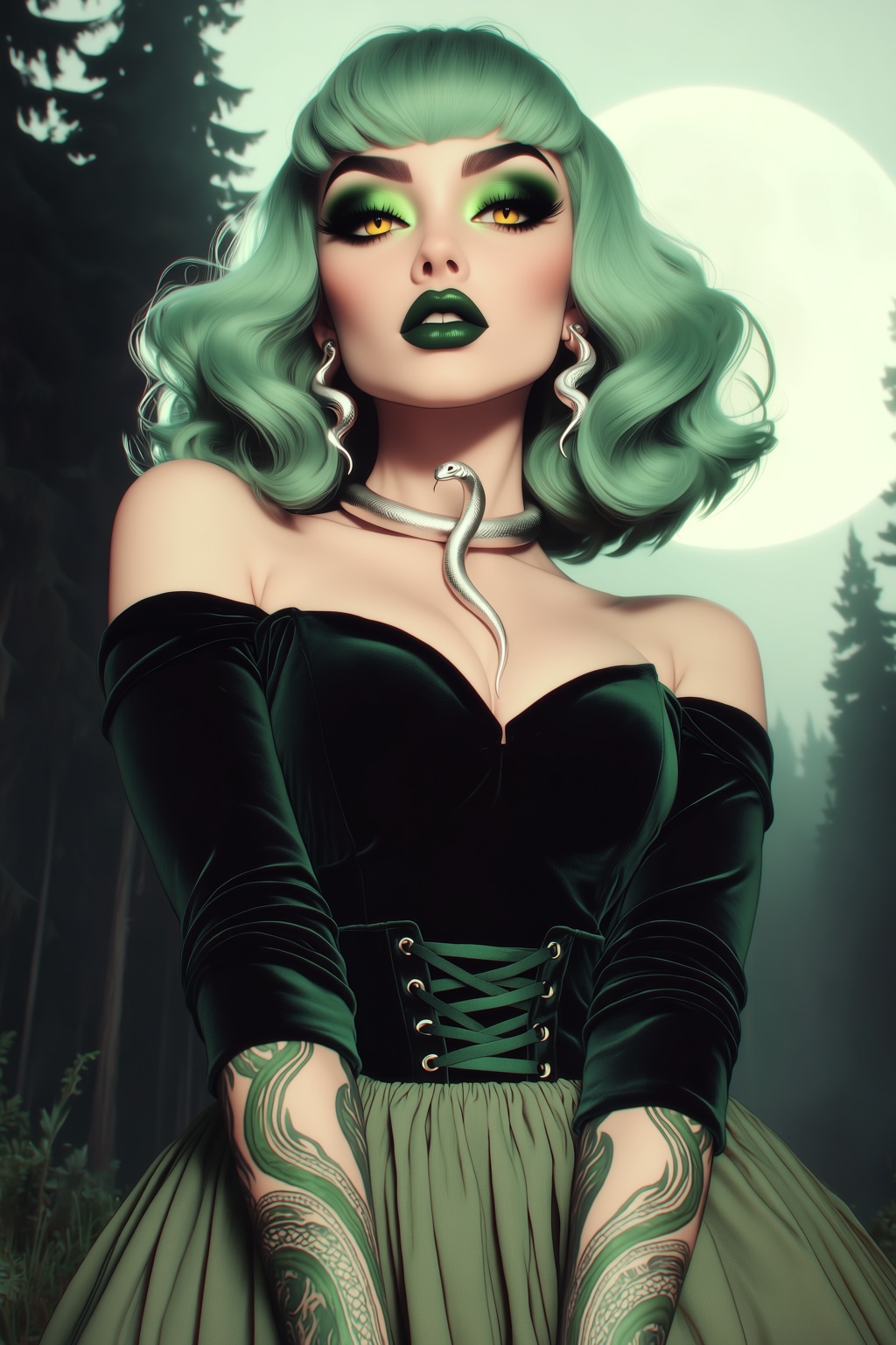 highres,  absurdres,  @B3R1THRX A woman with voluminous on Tensor.Art