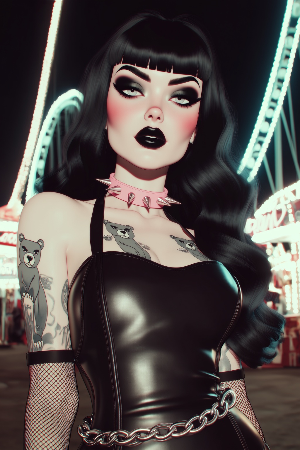 highres,  absurdres,  @B3R1THRX A woman with long on Tensor.Art