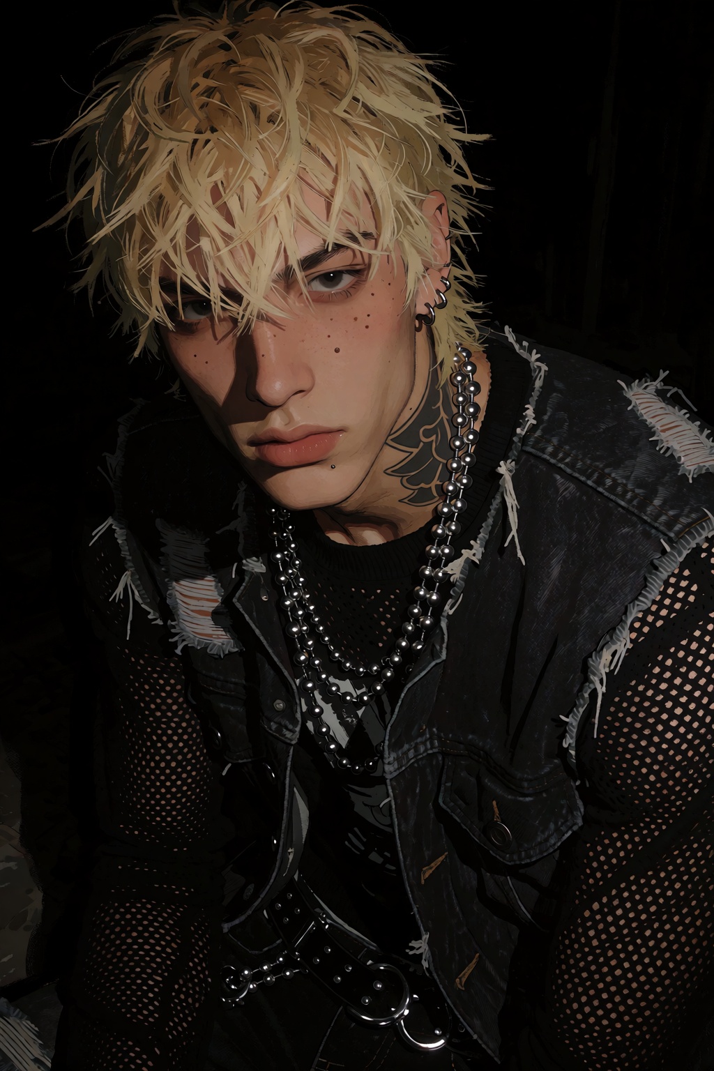 highres,  absurdres,  @4**0D4YX 6. A young man with short on Tensor.Art