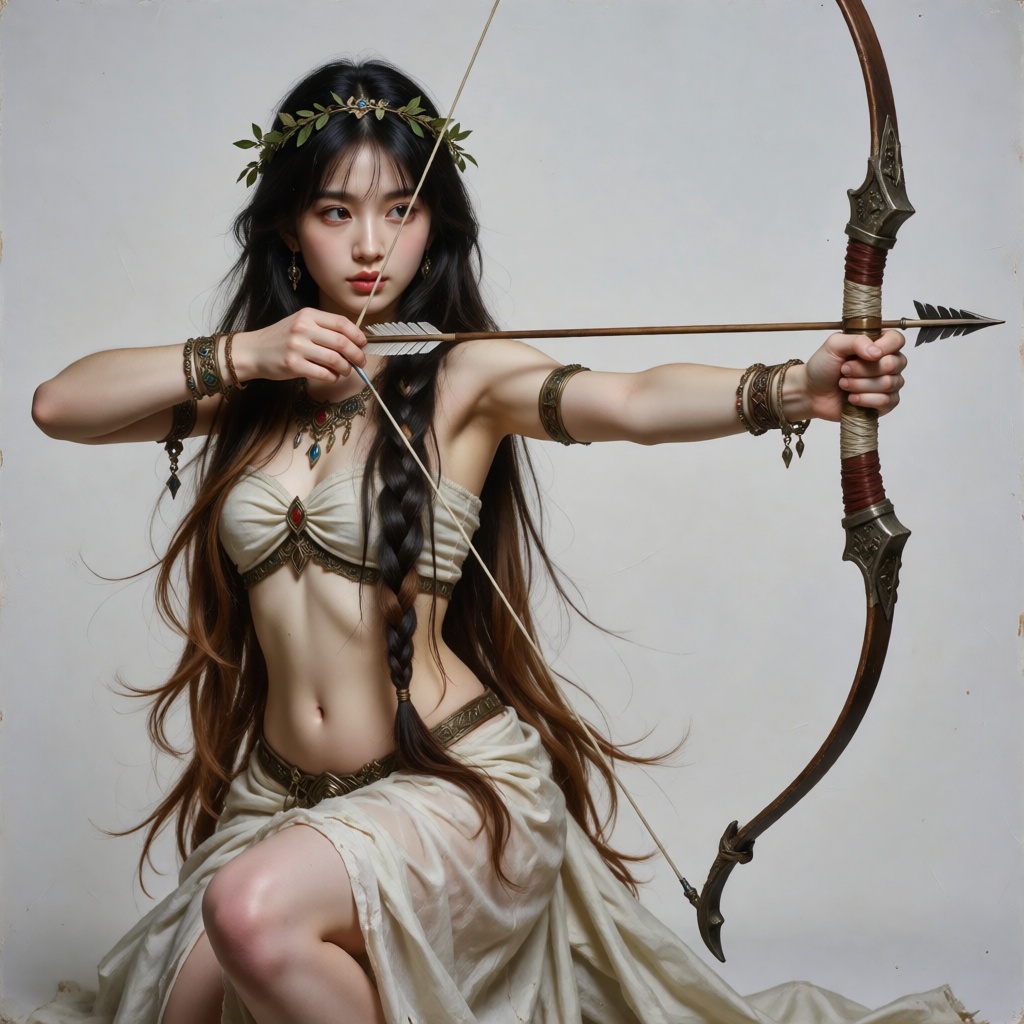 1girl,  weapon,  realistic on Tensor.Art