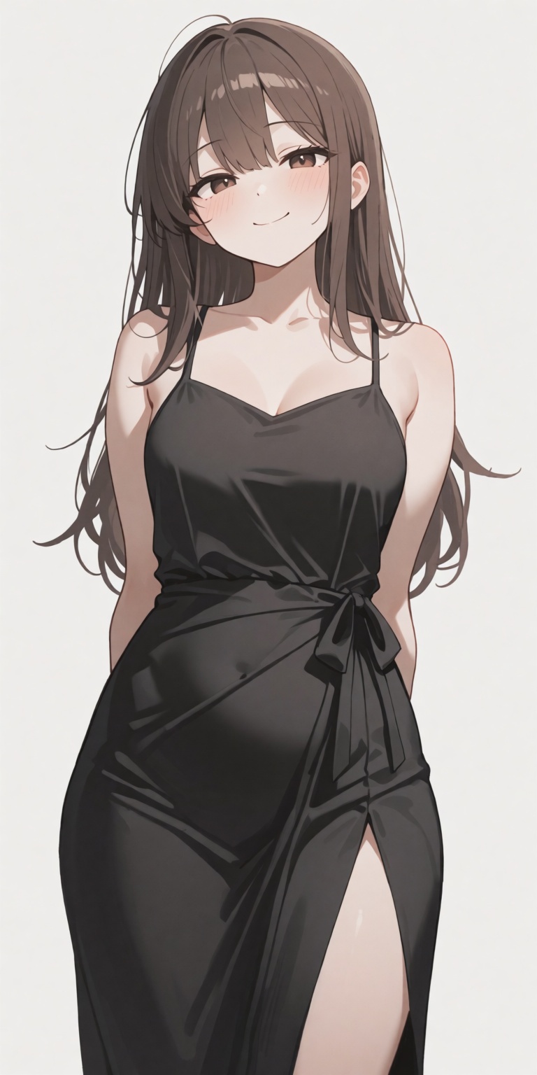 black dress,  1girl,  the power of djm on Tensor.Art