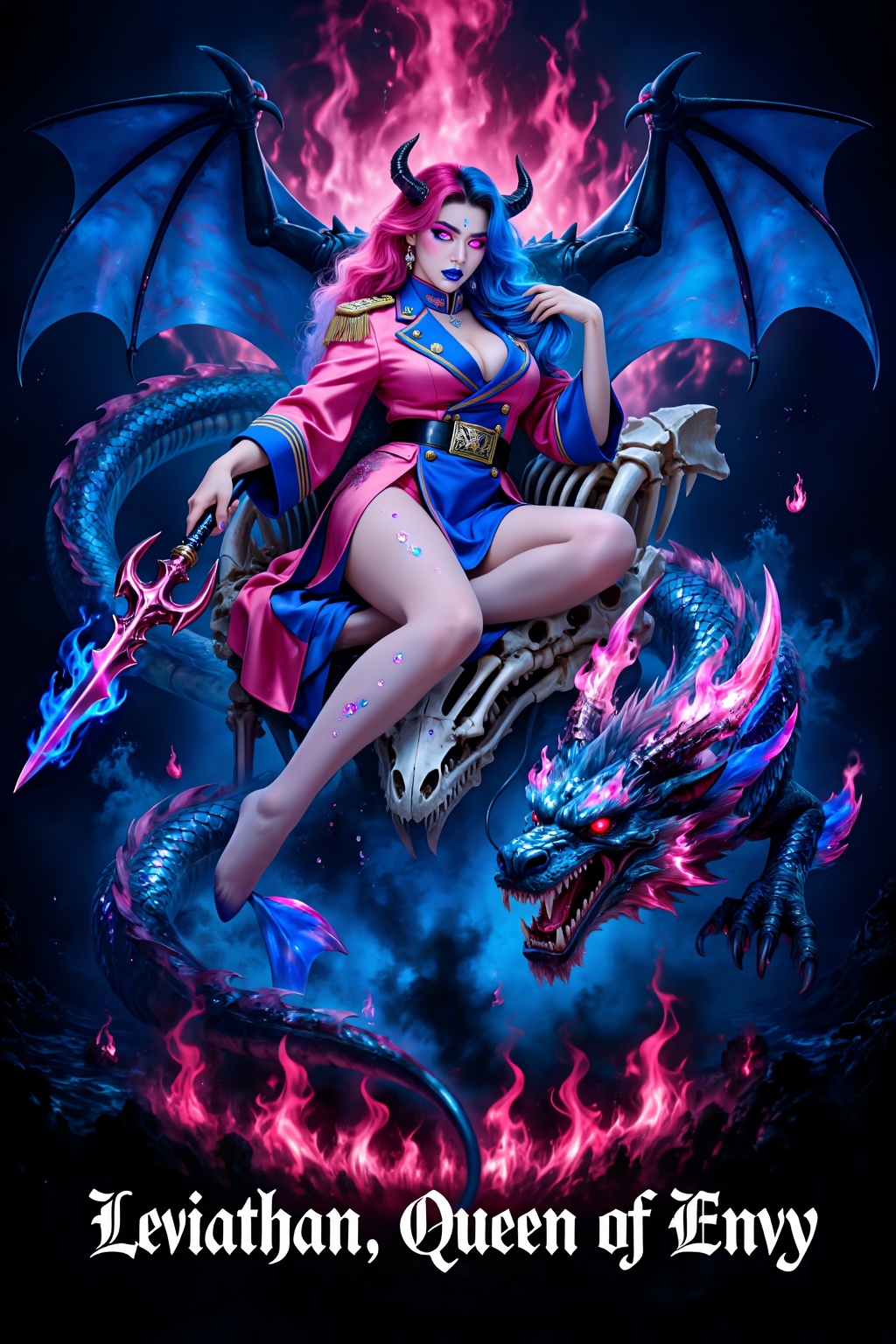 Superior Quality. Inspiration: The Second Deadly Sin: "Envy"—Leviathan. Envy is the sin of hatred stemming from unfulfille...