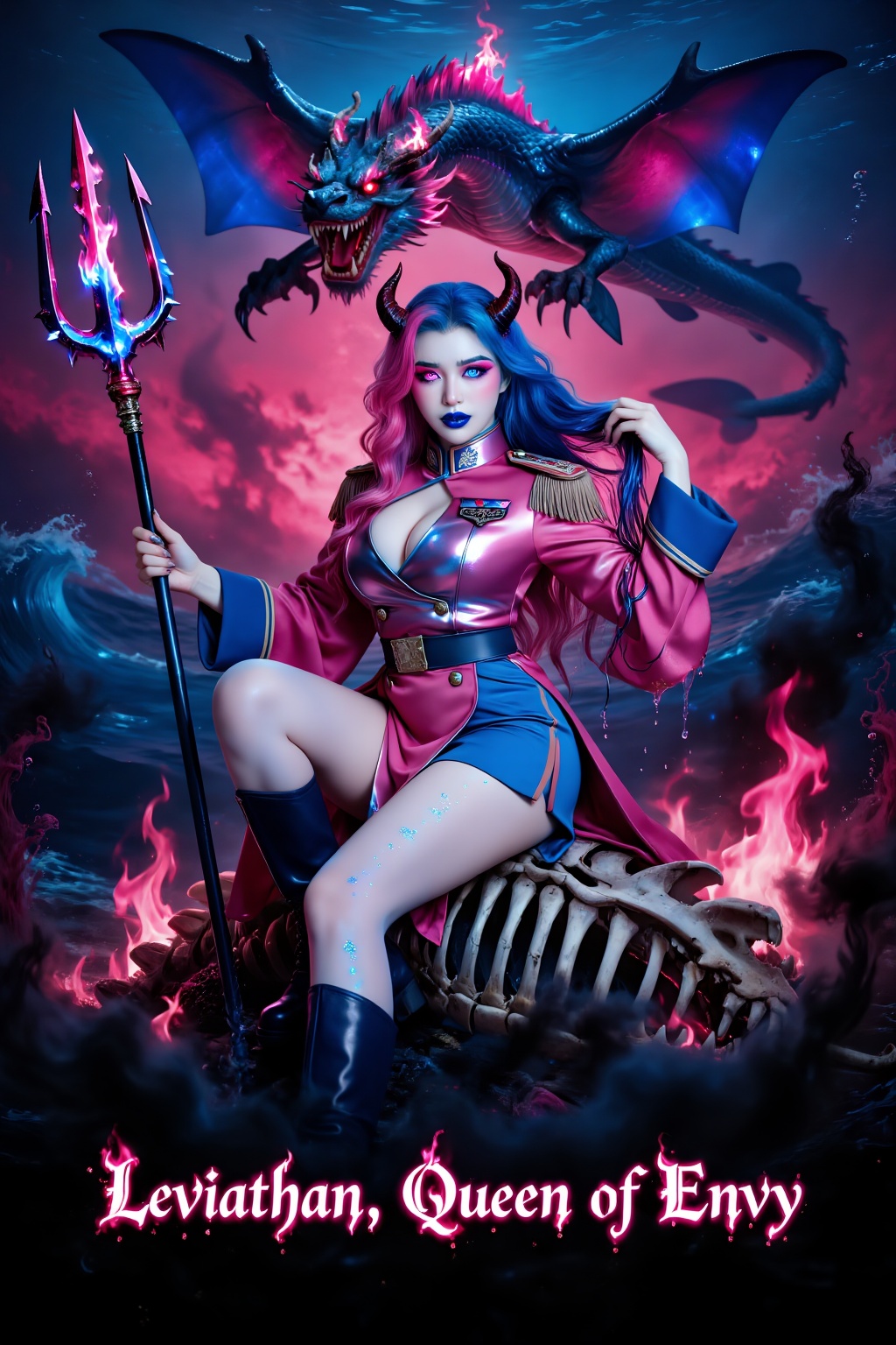 Superior Quality. Inspiration: The Second Deadly Sin: "Envy"—Leviathan. Envy is the sin of hatred stemming from unfulfille...