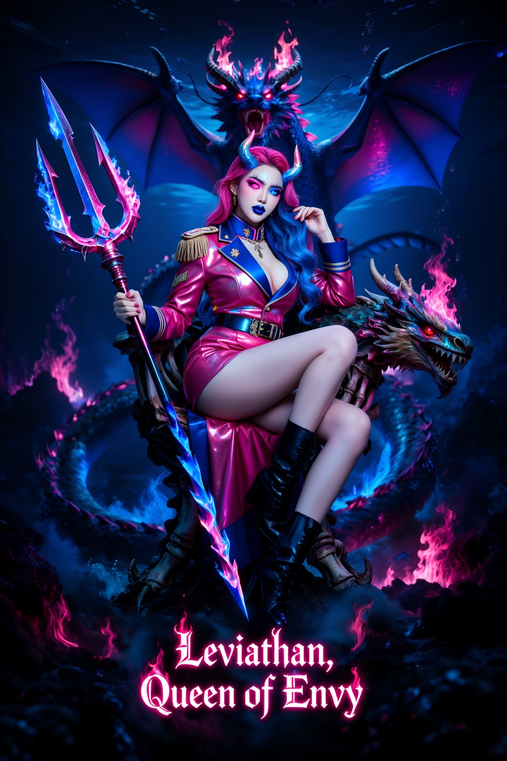 Superior Quality. Inspiration: The Second Deadly Sin: "Envy"—Leviathan. Envy is the sin of hatred stemming from unfulfille...