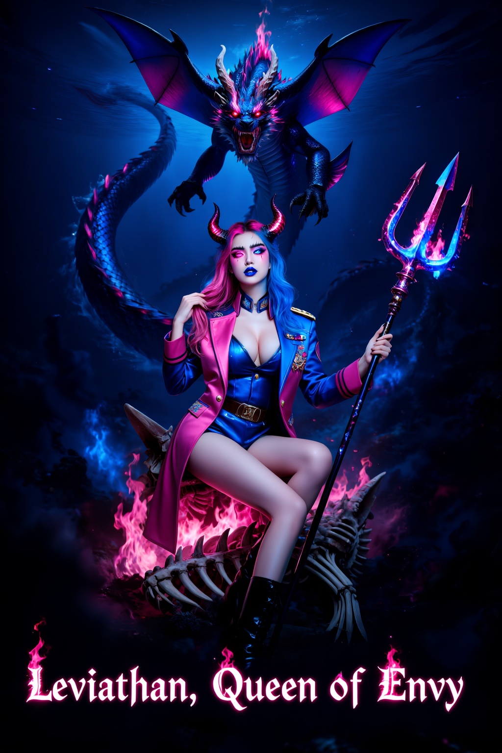 Superior Quality. Inspiration: The Second Deadly Sin: "Envy"—Leviathan. Envy is the sin of hatred stemming from unfulfille...