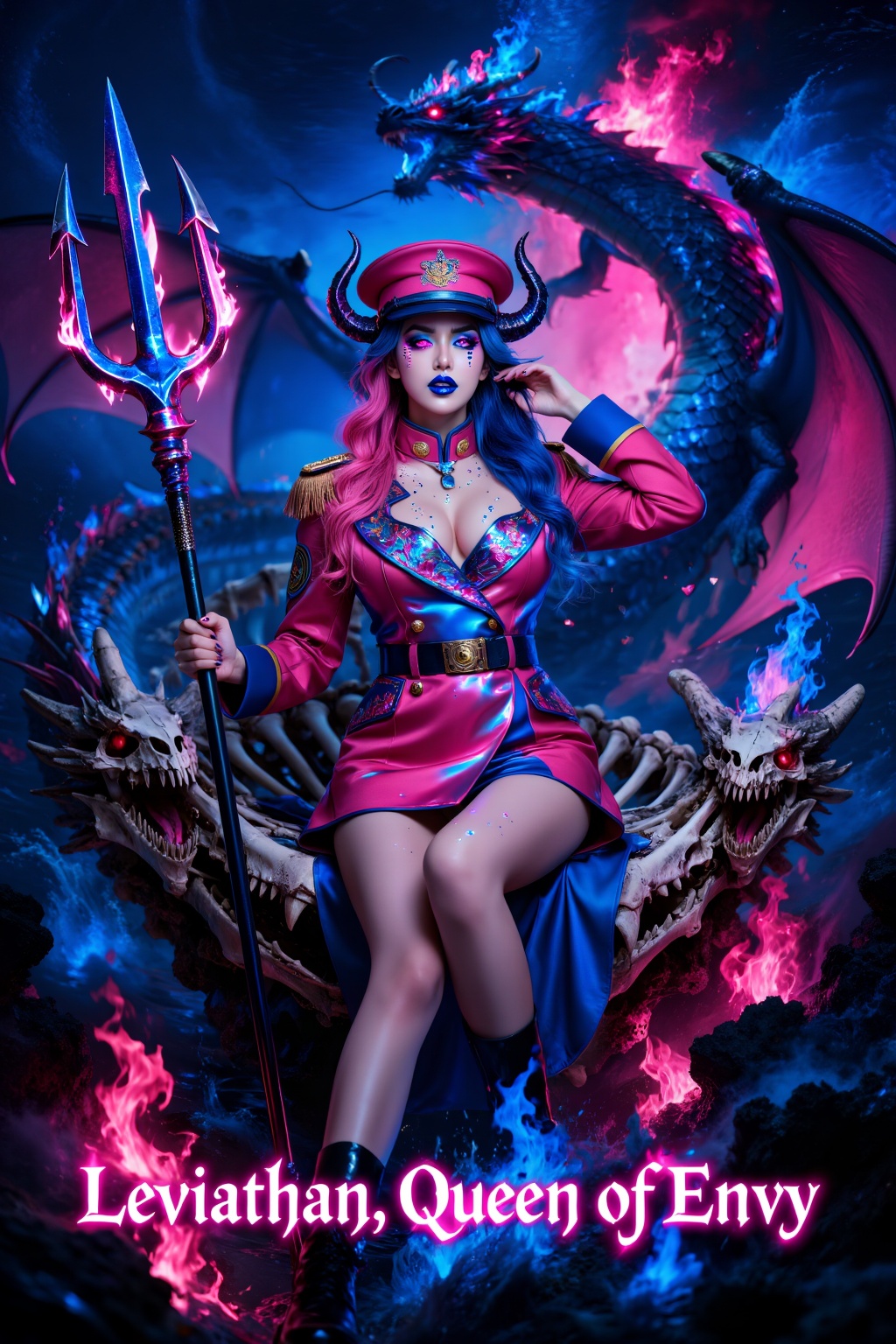 Superior Quality. Inspiration: The Second Deadly Sin: "Envy"—Leviathan. Envy is the sin of hatred stemming from unfulfille...