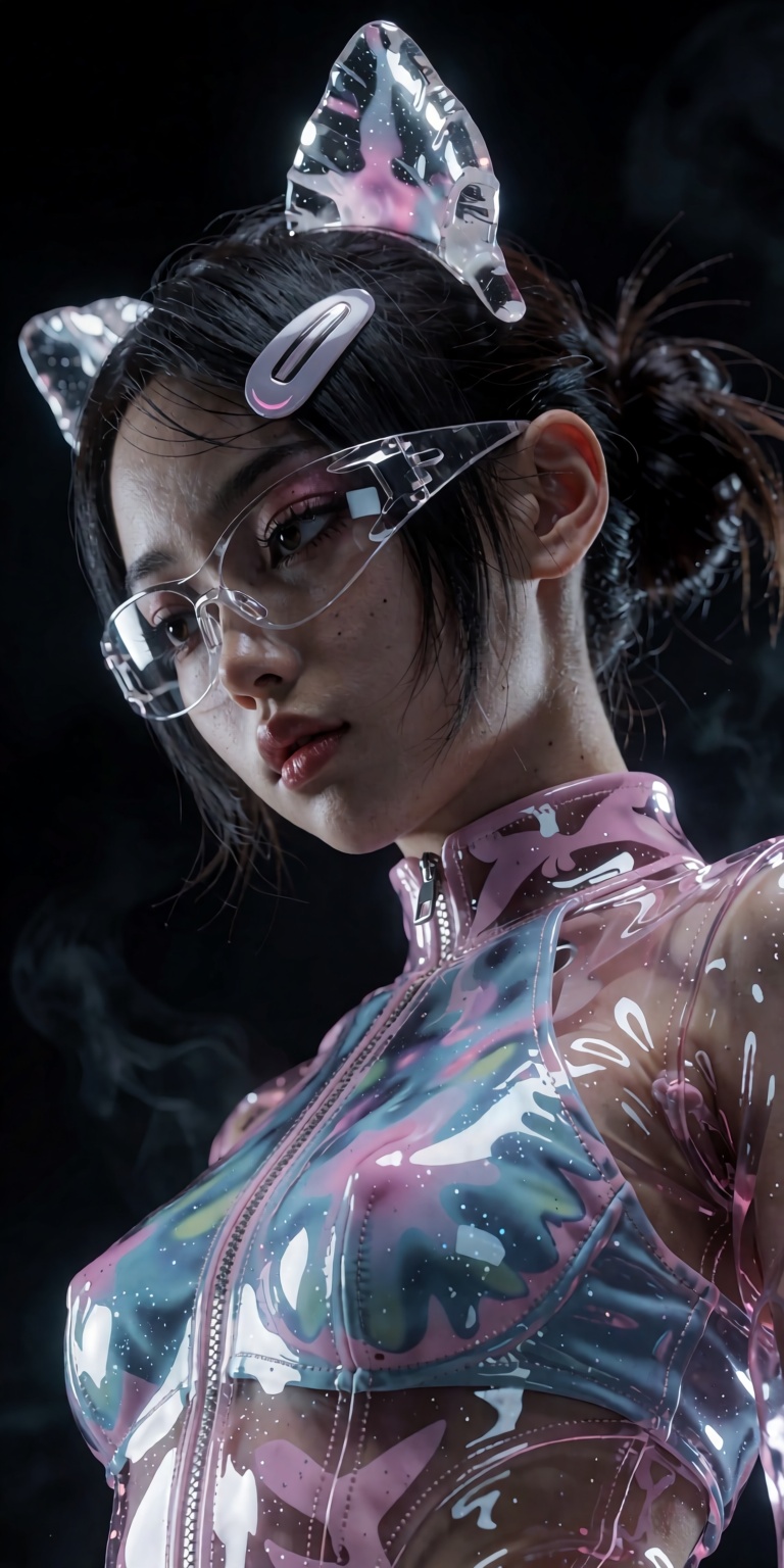 mahakarya,  foto dslr realistis yang sangat mendetail,  1 gadis on Tensor.Art