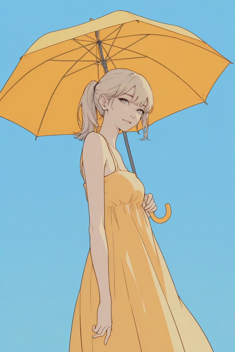 1girl,  byesummergirl,  ponytail on Tensor.Art
