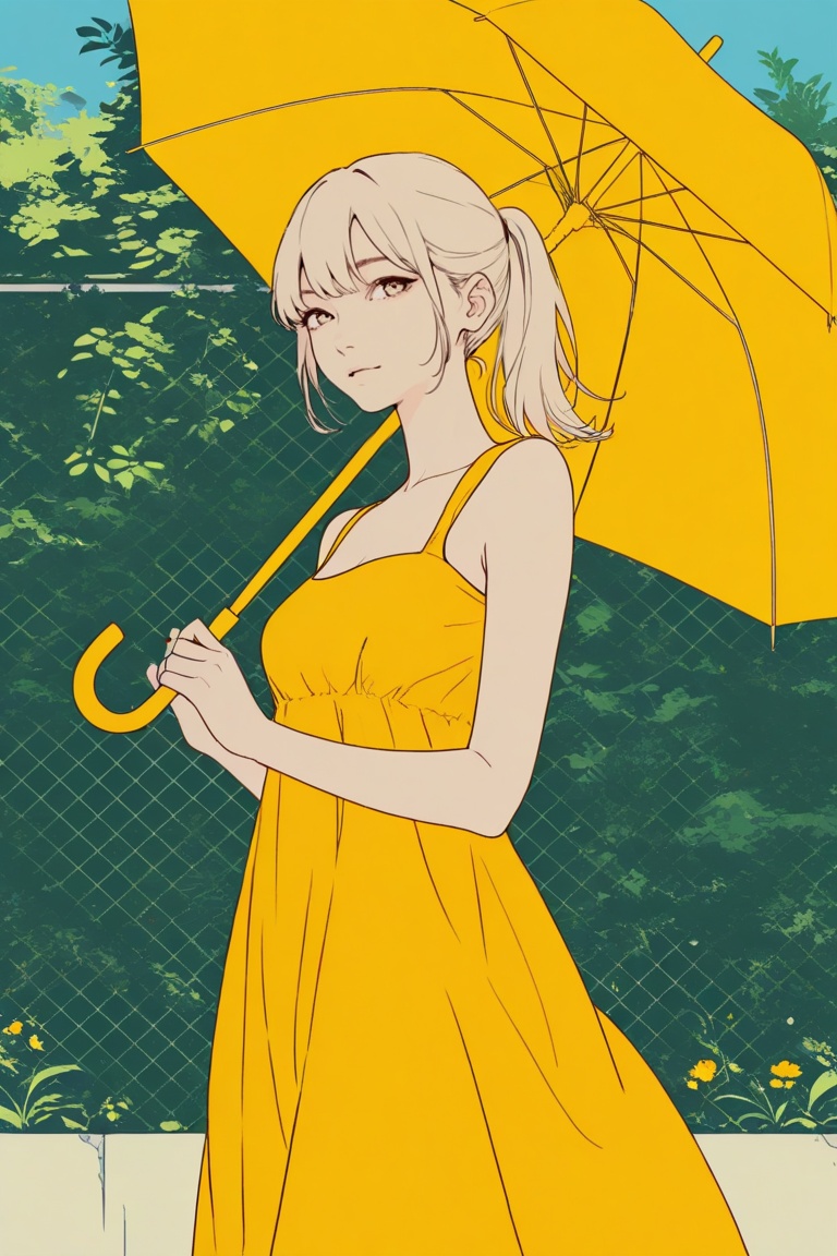 1girl,  byesummergirl,  ponytail on Tensor.Art