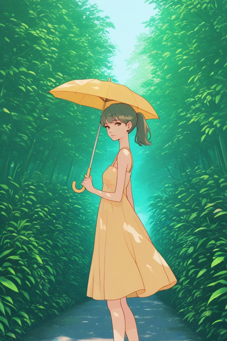 1girl,  byesummergirl,  ponytail on Tensor.Art