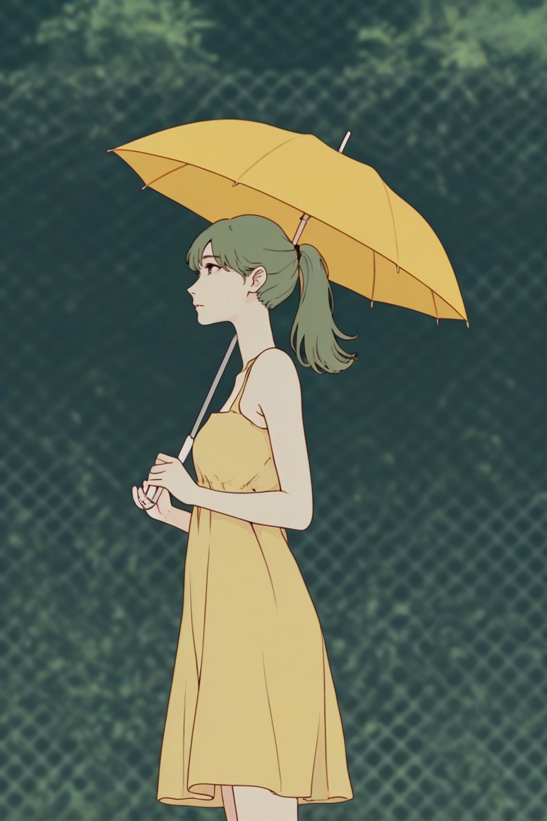 byesummergirl,  1girl,  ponytail on Tensor.Art