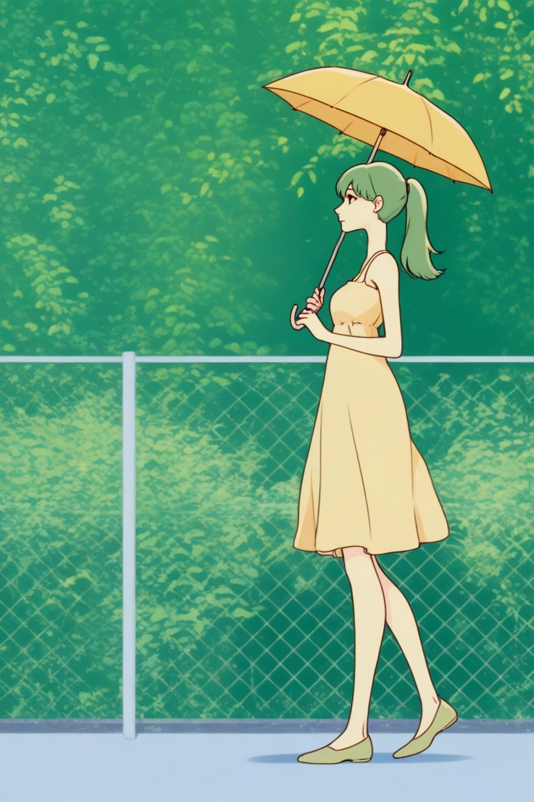 byesummergirl,  1girl,  ponytail on Tensor.Art