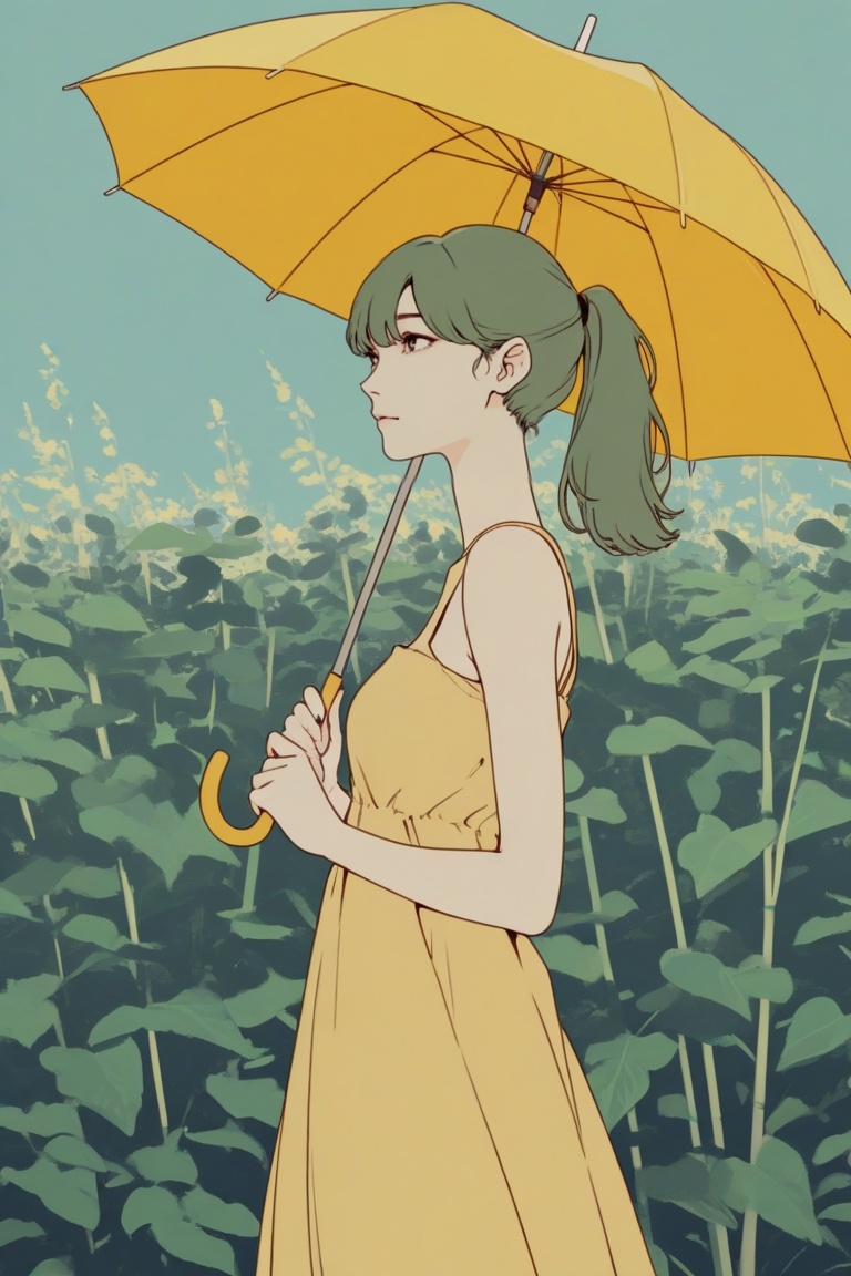 byesummergirl,  1girl,  ponytail on Tensor.Art