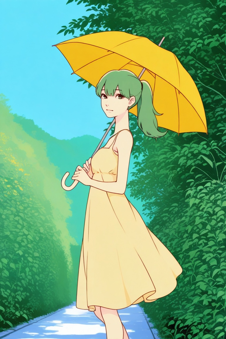 1girl,  byesummergirl,  ponytail on Tensor.Art