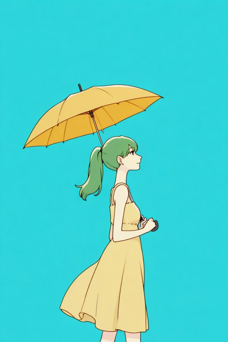 byesummergirl,  1girl,  ponytail on Tensor.Art