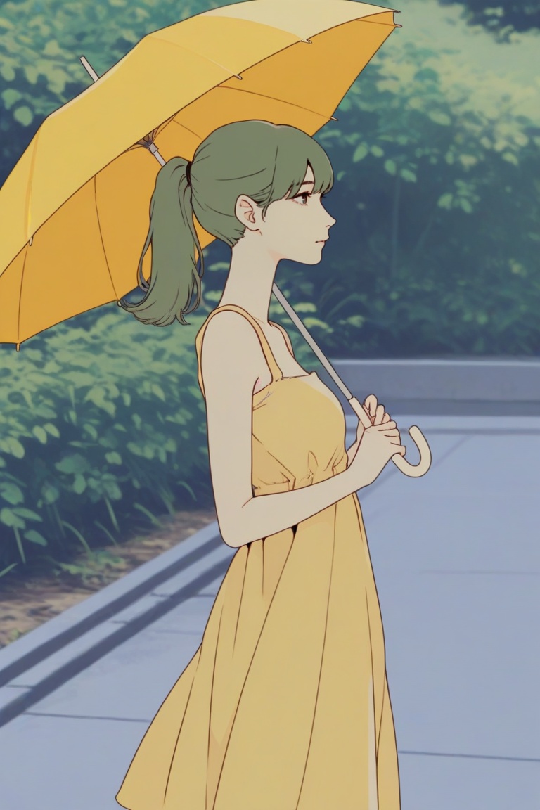 byesummergirl,  1girl,  ponytail on Tensor.Art