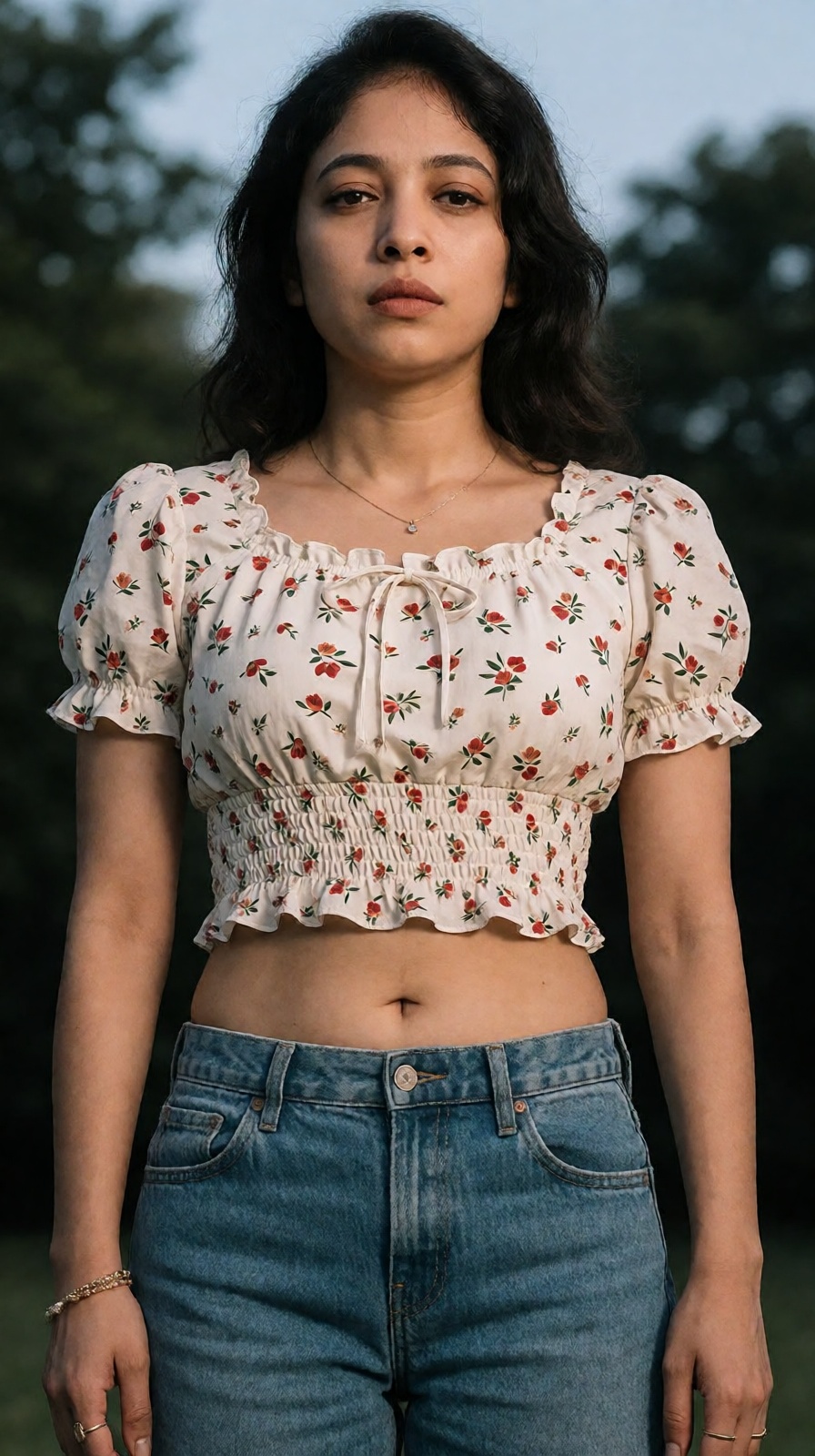 Low angle A mallu woman,  hourglass figure,  perfect body structure on Tensor.Art