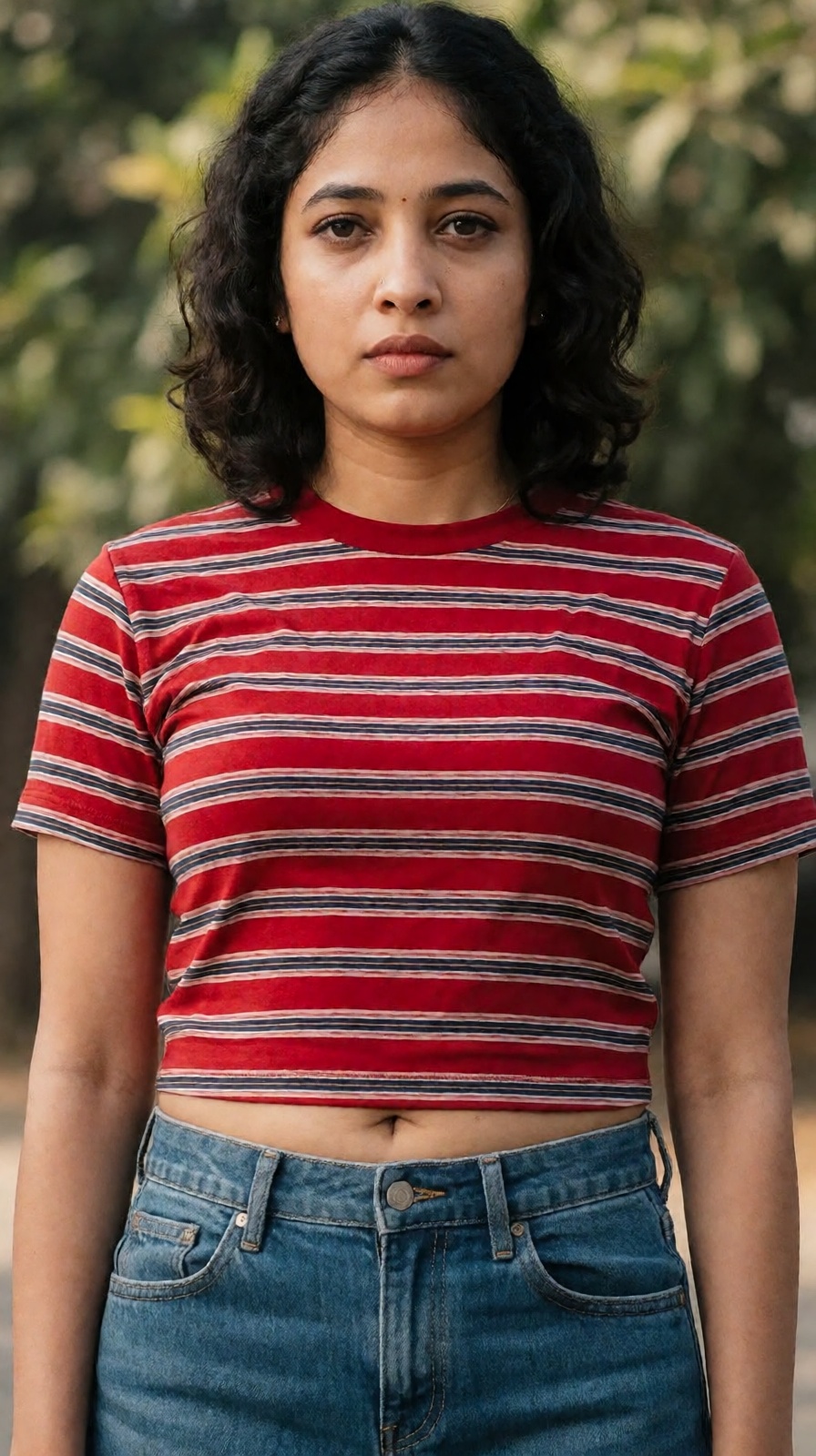 Low angle A mallu woman,  hourglass figure,  perfect body structure on Tensor.Art