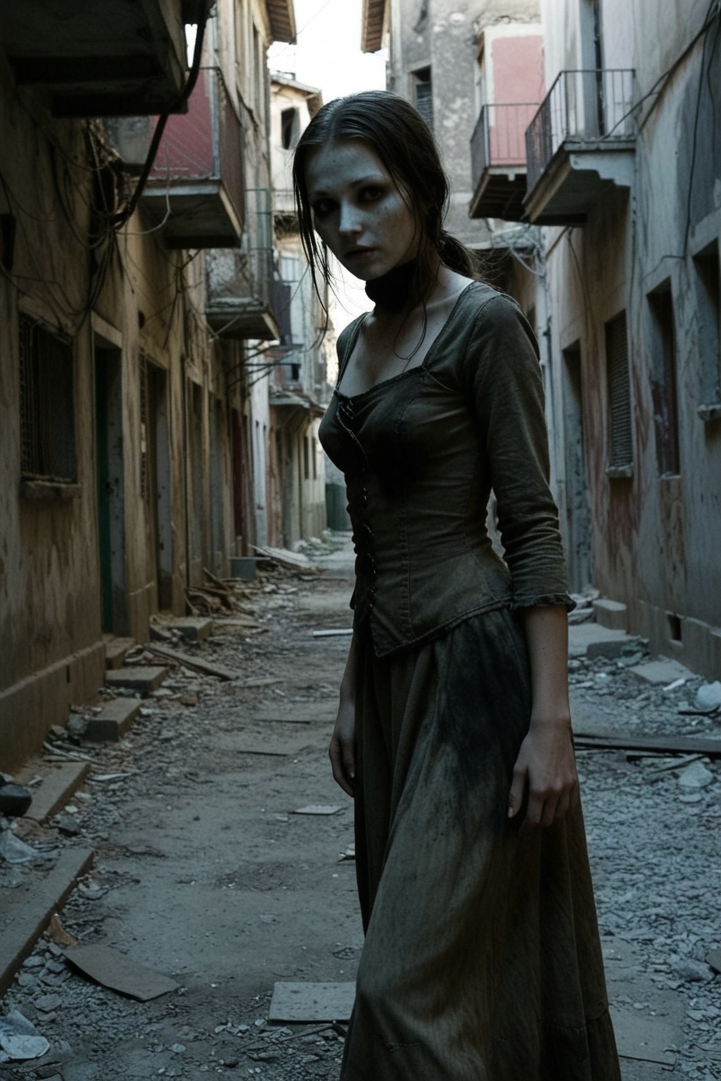space_horror themed,  selective shadows,  cinematography on Tensor.Art