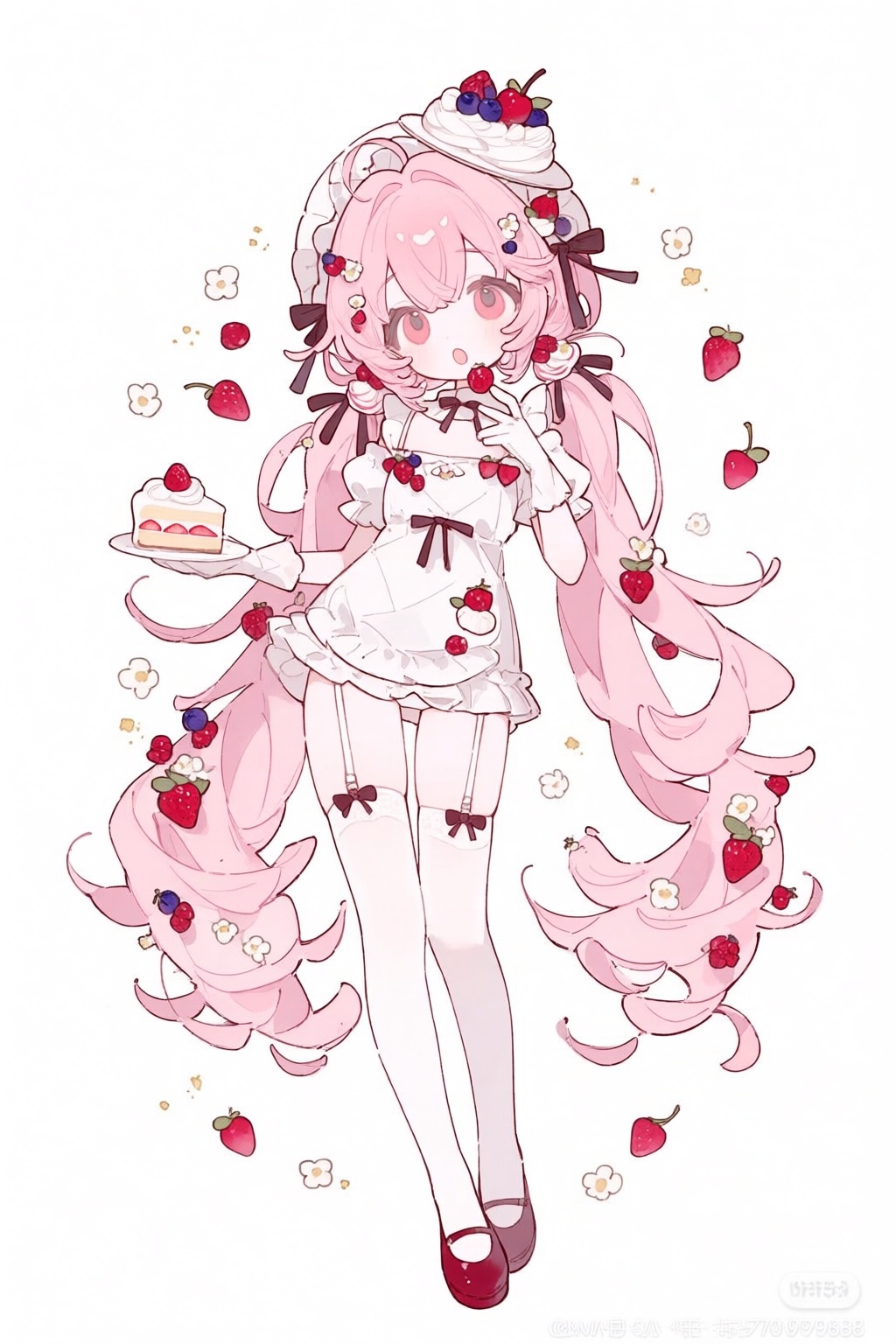 1girl,  apple,  balloon by 青秋 on Tensor.Art