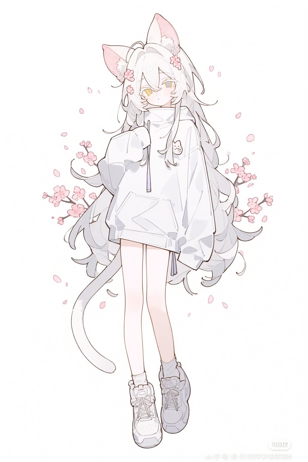 1girl,  animal ear fluff,  animal ears by 青秋 on Tensor.Art