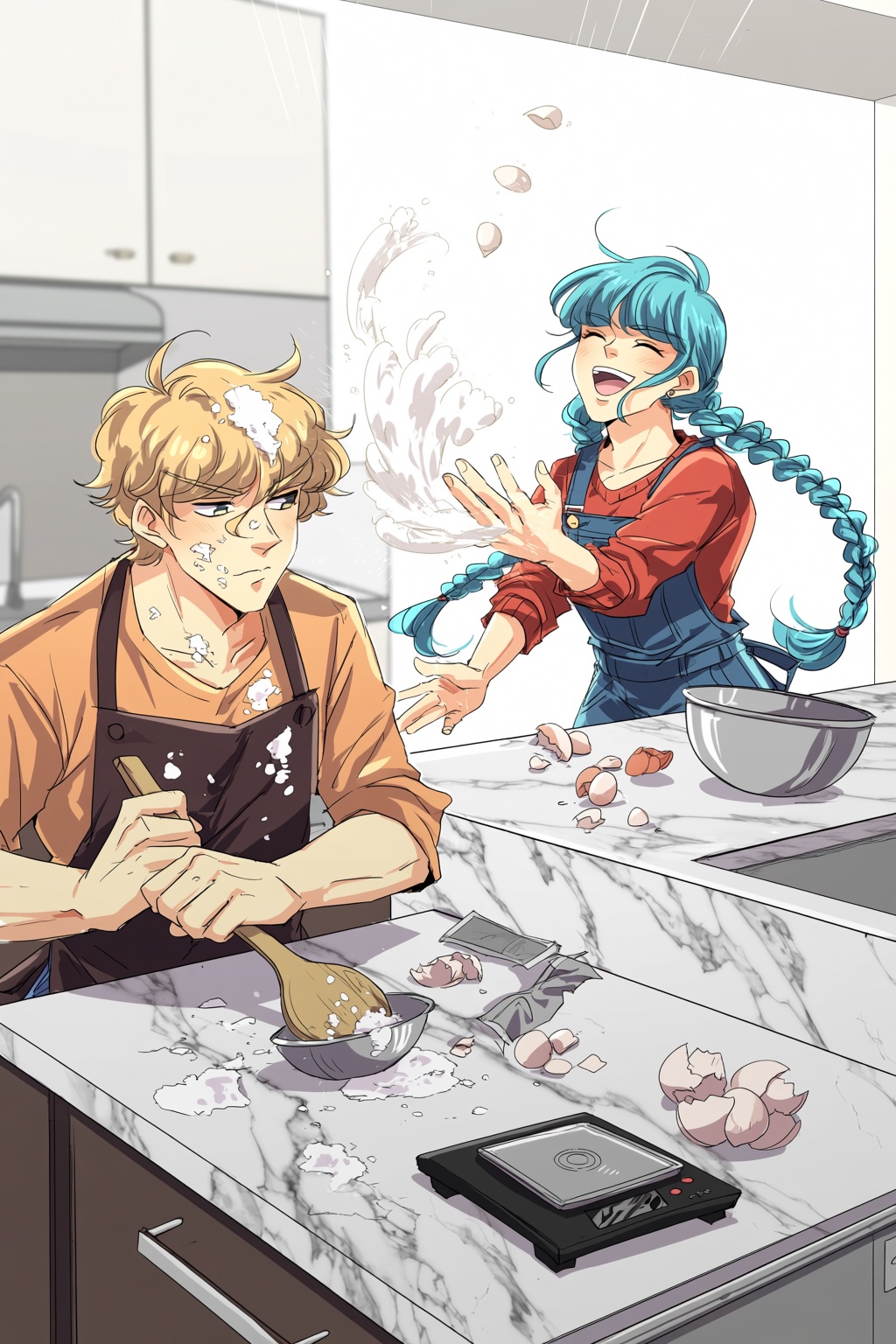 highres,  absurdres,  @uruchanofr In this dynamic digital illustration on Tensor.Art
