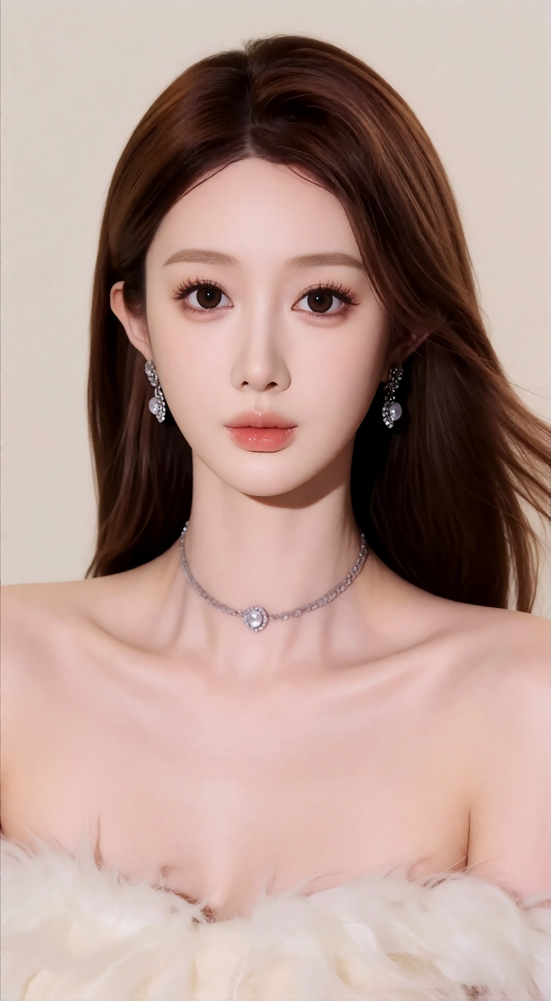 一位东亚年轻女子,  皮肤白皙,  棕色长直发 by 让AI更感性 on Tensor.Art