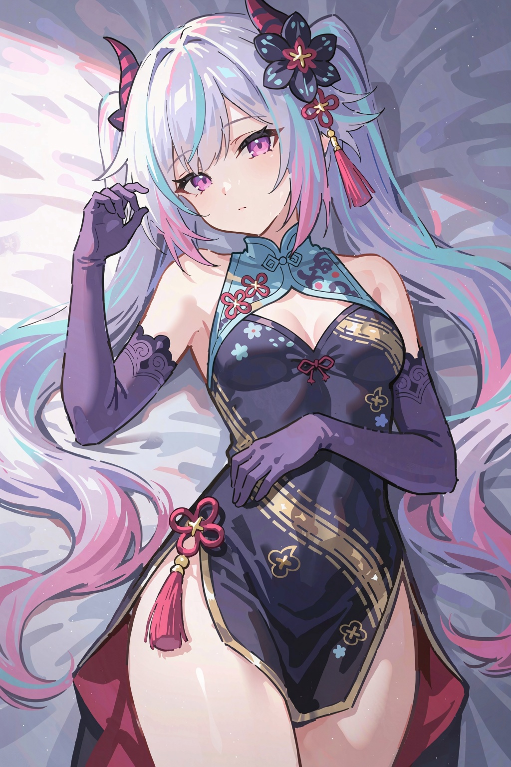 1girl,  breasts,  gloves on Tensor.Art