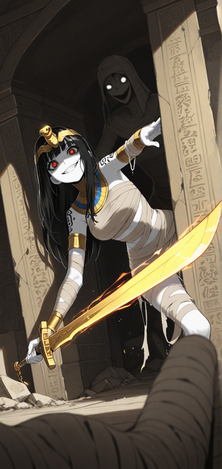 1girl,  mummy Queen,  (elegant style) on Tensor.Art