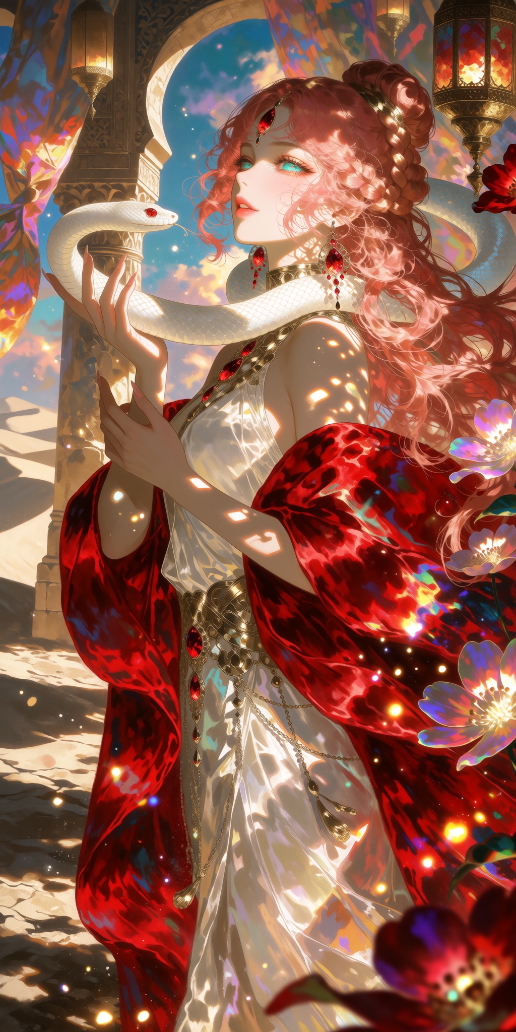 A fantasy digital g painting ,  (((vibrant colors))),  bold colors on Tensor.Art