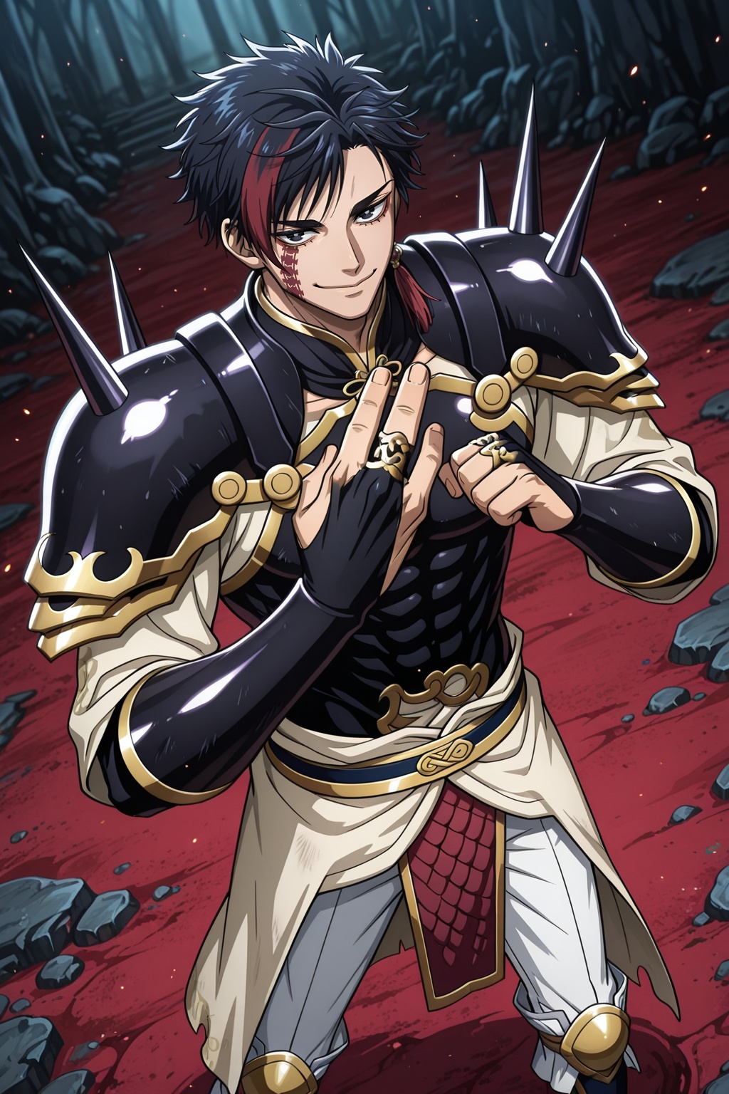male focus,  1boy,  qin shi huang \(shuumatsu no valkyrie\) on Tensor.Art