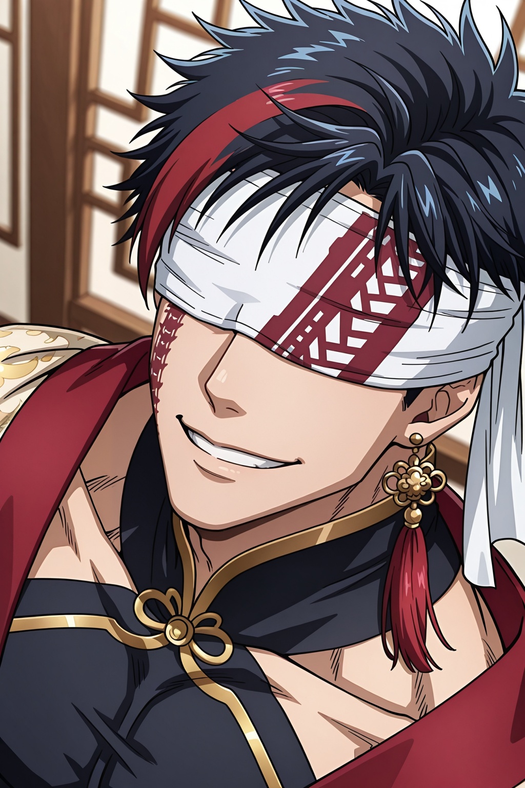 male focus,  1boy,  qin shi huang \(shuumatsu no valkyrie\) on Tensor.Art