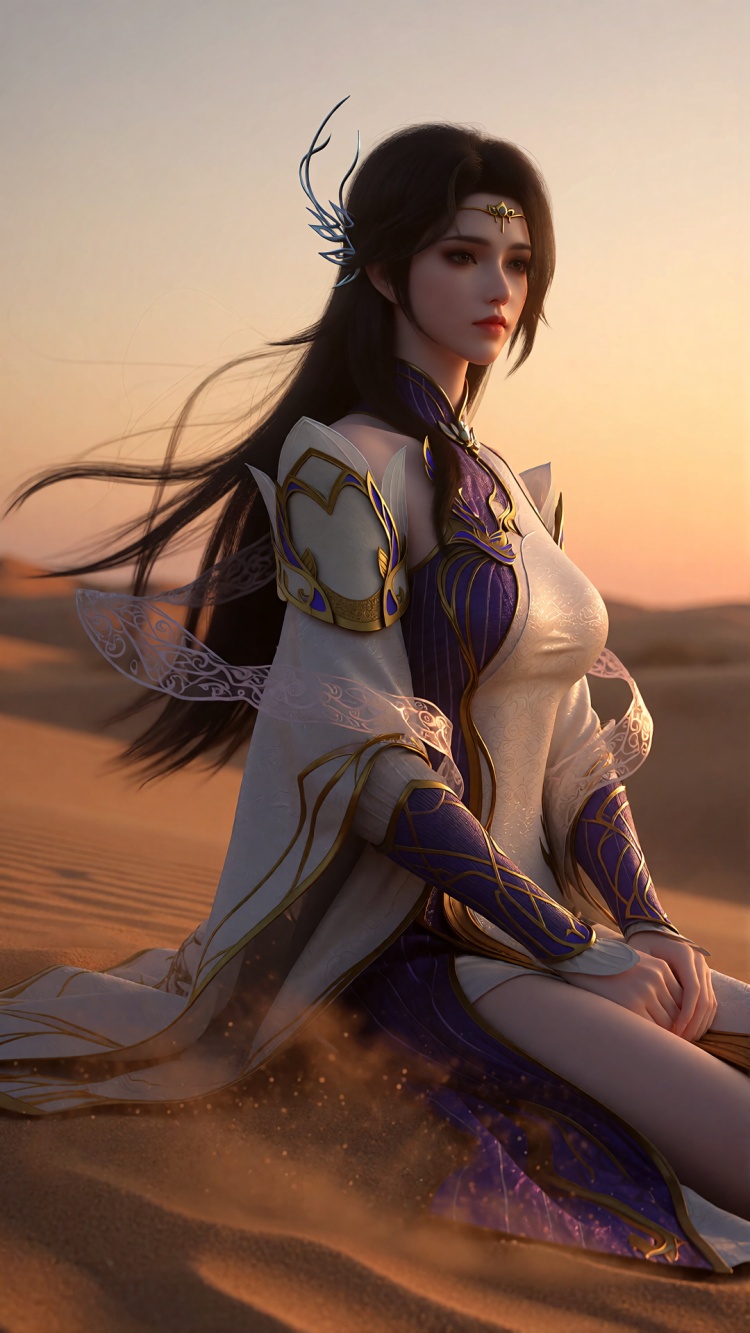 玄衣-斗破苍穹 by 月恋-❀ on Tensor.Art