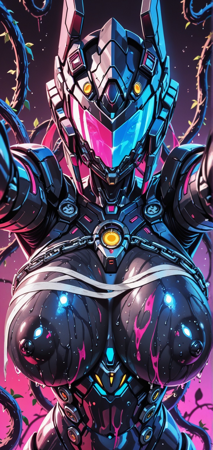 1girl,  mecha,  face covered on Tensor.Art