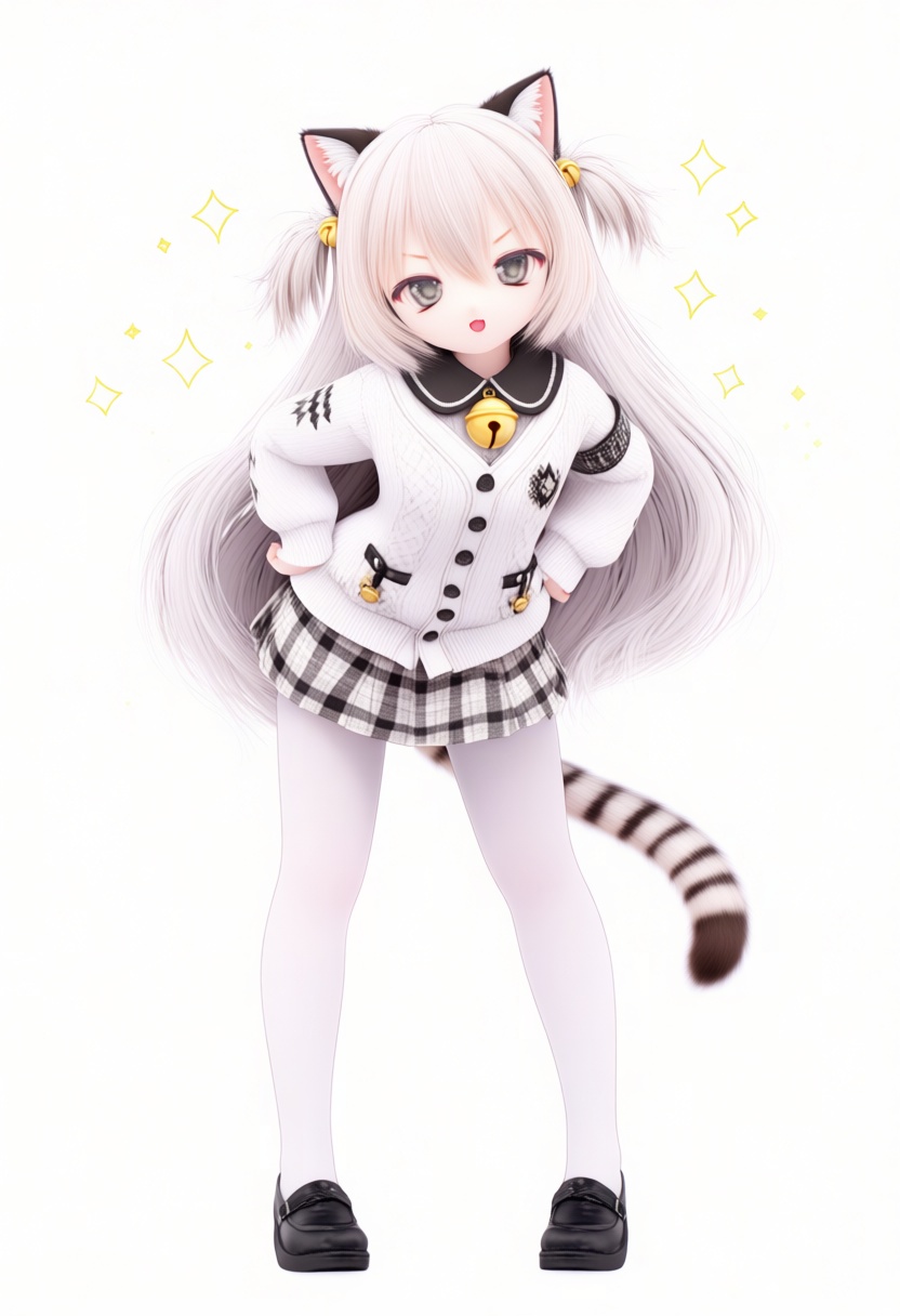 1girl,  animal ears,  bell by 青秋 on Tensor.Art