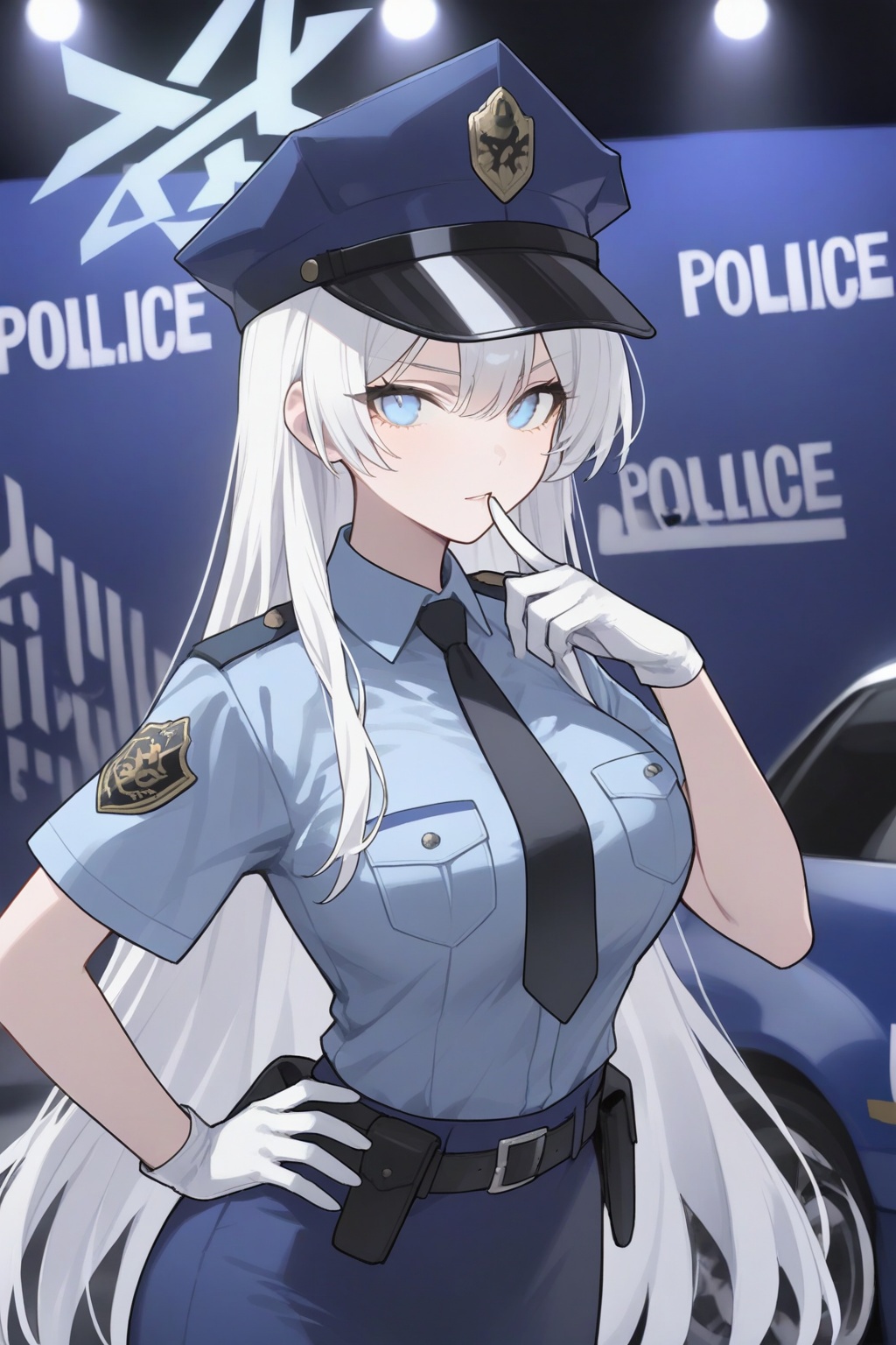 D3,  1girl,  gloves on Tensor.Art