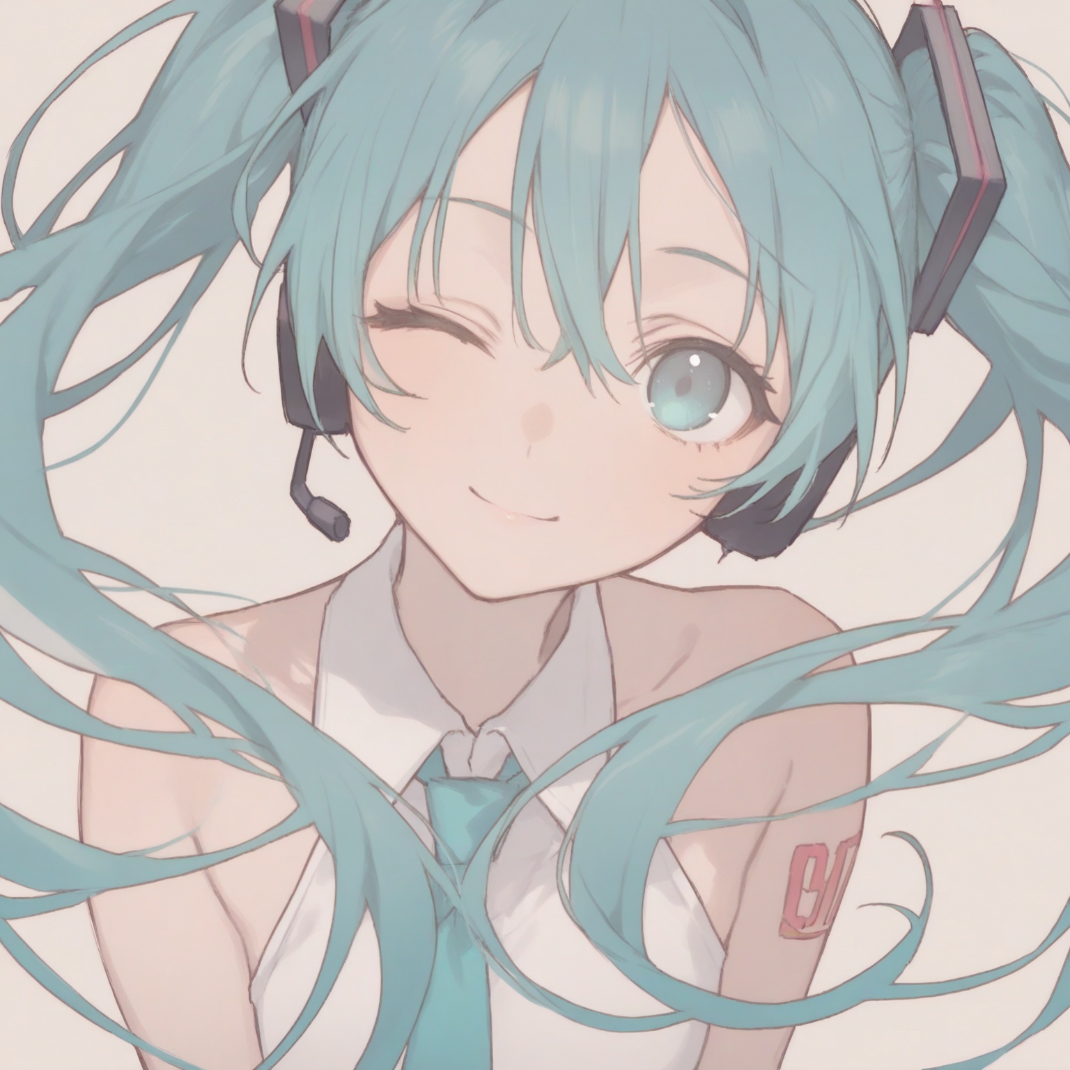 1girl,  beautiful,  Wink_icon by Devilworld on Tensor.Art