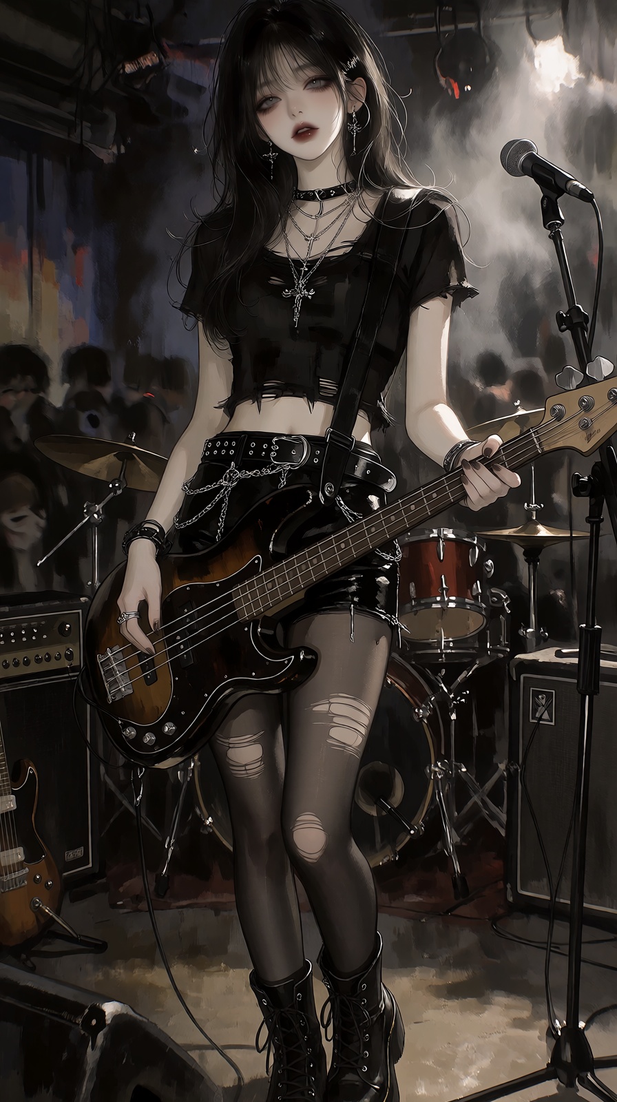 (Highly refined art style) 1girl,  solo,  delicate brushwork on Tensor.Art