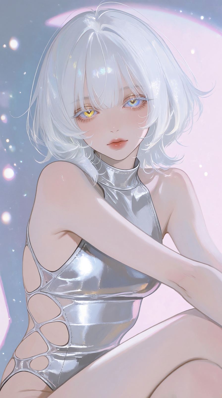 (Highly refined art style) 1girl,  solo,  delicate brushwork on Tensor.Art