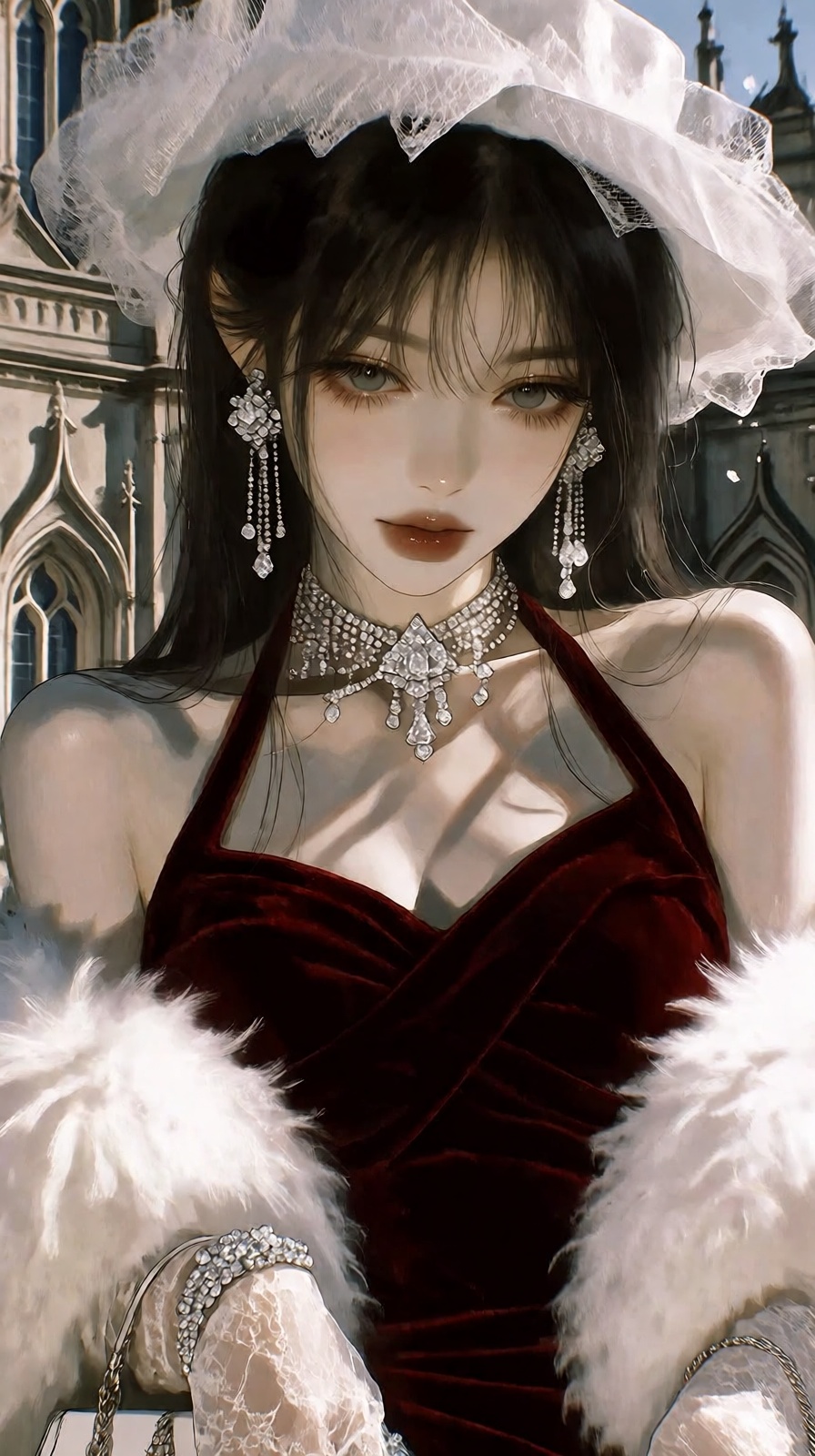 (Highly refined art style) 1girl,  solo,  delicate brushwork on Tensor.Art
